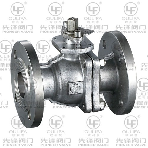 2PC Flanschkugelhahn Q41F