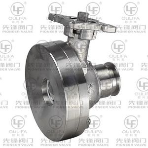 Tri-Clamp-Kugelhahn unten mit geneigtem Schaft XGQ81F-10K