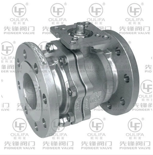 ANSI 150-Lb-Flanschkugelhahn, optionale V-Port-Einstellung